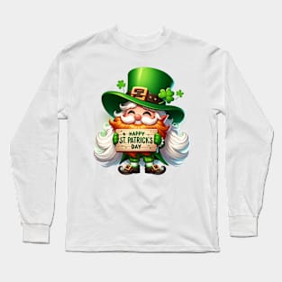St Patricks Day Leprechaun Long Sleeve T-Shirt